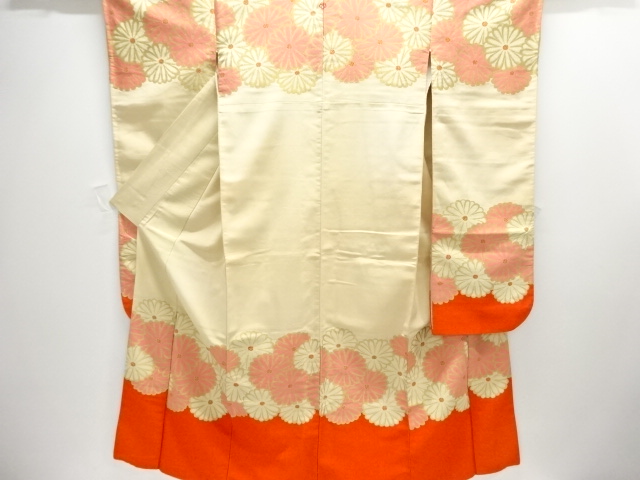 Japanese Kimono / Antique / Furisode Silk